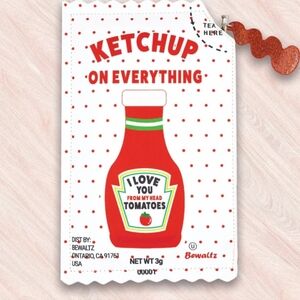 NWT Bewaltz Ketchup On Everything Sauce Packet Crossbody Novelty Shoulderbag
